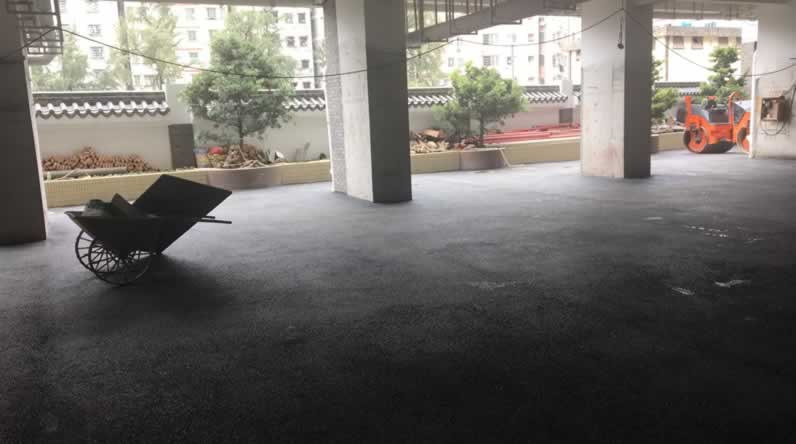廣州市天河區(qū)酒店停車場瀝青路面工程